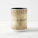 Search for gold glitter confetti mugs Glam