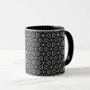 Search for silver and white mugs Black