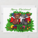 Search for retro cat christmas cards Xmas