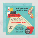 Search for adult bowling party invitations Children