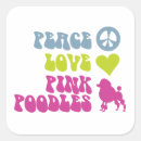 Search for retro poodle stickers Pink