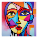 Search for cubism posters Red lips