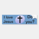 Search for jesus loves you bumper stickers Cross