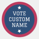 Search for political campaign templates stickers Get out the vote