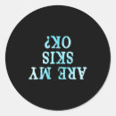 Search for funny skier stickers Winter