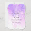 Search for purple rehearsal dinner invitations Elegant