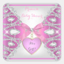 Search for diamond baby shower stickers It's a girl