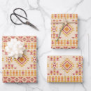 Search for mudcloth wrapping paper Red