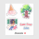 Search for retro games stickers Arcade