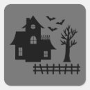 Search for bat silhouette stickers Haunted house