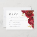 Search for red rose wedding rsvp cards Gold