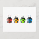 Search for cute cartoon ladybug postcards Beetles