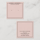 Search for earring business cards Minimal