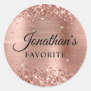 Search for rose gold wedding stickers Girly