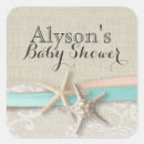 Search for lace baby shower stickers Rustic