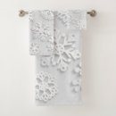 Search for snowflake bath towels Winter