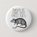 Search for cute rats badges Rat lover