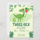 Search for three rex invitations Boy