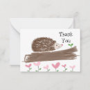 Search for cute hedgehog thank you cards Animal