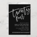 Search for 24th birthday invitations Party