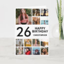 Search for 26th birthday cards Twenty sixth birthday