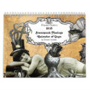 Search for steampunk calendars Vintage
