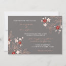 Search for coral red wedding invitations Flowers