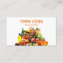 Search for food delivery business cards Cooking