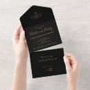 Search for all in one christmas invitations Black