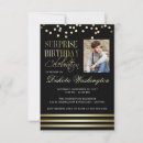 Search for gold striped invitation invitations Black and gold