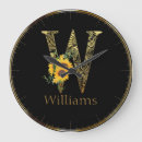 Search for black and gold clocks Pretty