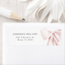 Search for pink baby return address labels Elegant