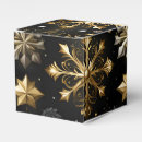 Search for snowflake favour boxes Black