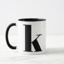 Search for monogram k mugs Modern