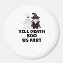 Search for halloween wedding magnets Black and white