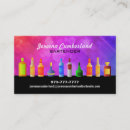 Search for alcohol business cards Bartending