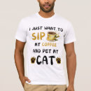 Search for want coffee tshirts Cat