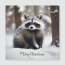 Search for raccoon christmas cards Forest