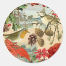 Search for red flower stickers Rustic