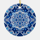 Search for blue mosaic of christmas tree decorations Mandala