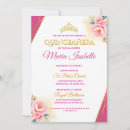 Search for printable quinceanera invitations Gold
