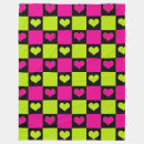 Search for lime green blankets Hot pink