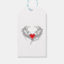 Search for angel wings gift tags Red