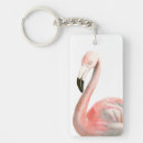 Search for flamingo rectangular key rings Watercolor