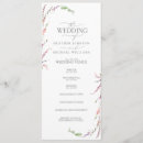 Search for wildflower wedding programs Modern