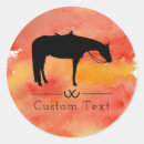 Search for western horse stickers Watercolor