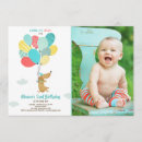 Search for balloon dog invitations Blue