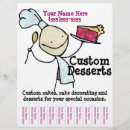 Search for desserts flyers Baker