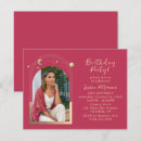 Search for magenta and gold invitations Modern