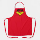 Search for wonder woman logo aprons Dc comics